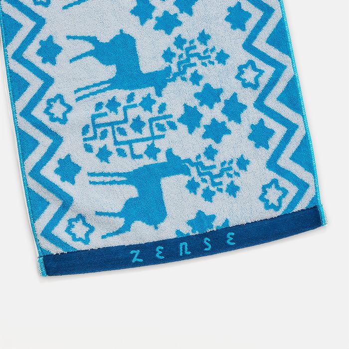 ZENSE 2024 ジャガードタオル 愛知公演カラー〈ホワイト×ブルー〉