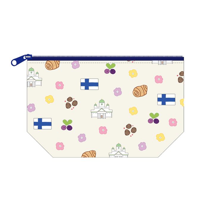 【小倉 唯】ゆいとぴあ 総柄ポーチ(グリーティングカード付き)