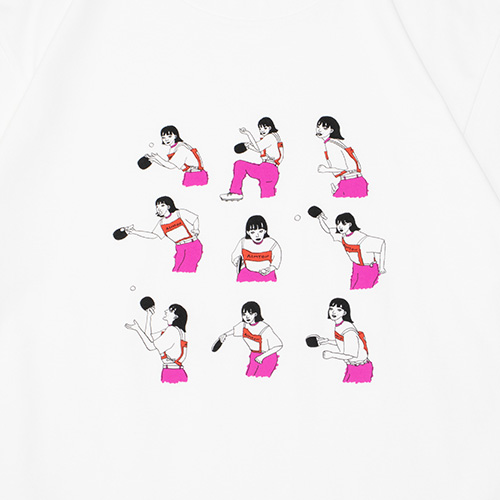 ピンポンTシャツ(ホワイト)