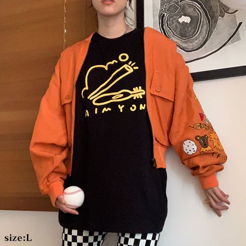 サーチライト ロンT/ブラック