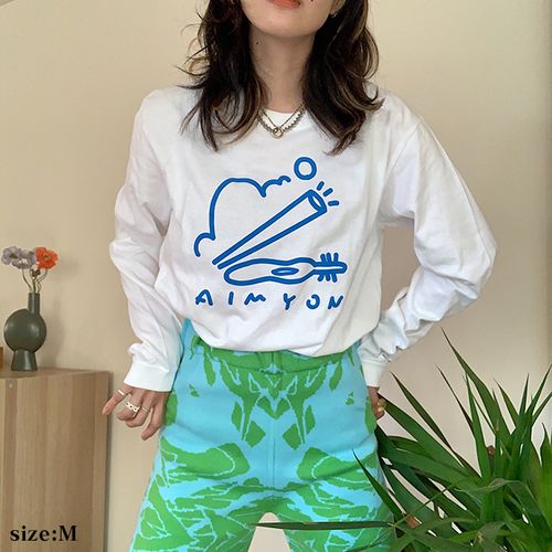 サーチライト ロンT/ホワイト