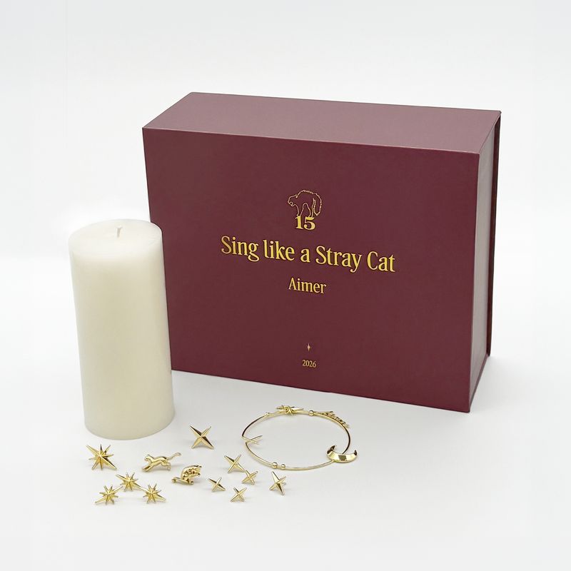 15th “Stray Cat” CANDLE JEWELRY BOX