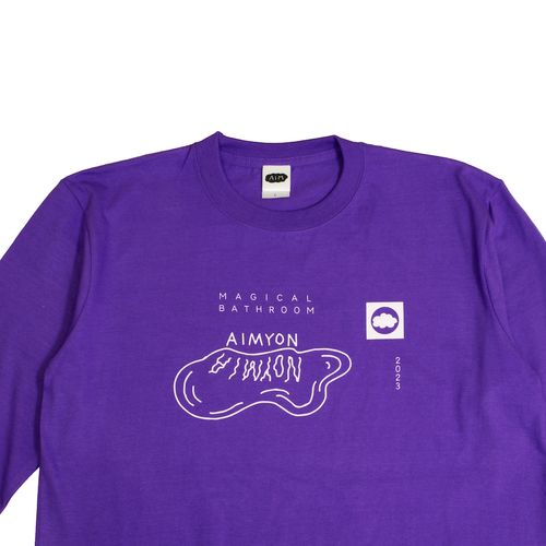 涼しくなることを願って ロンT/パープル