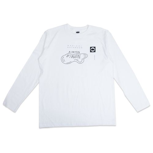 涼しくなることを願って ロンT/ホワイト