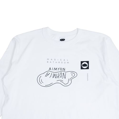 涼しくなることを願って ロンT/ホワイト