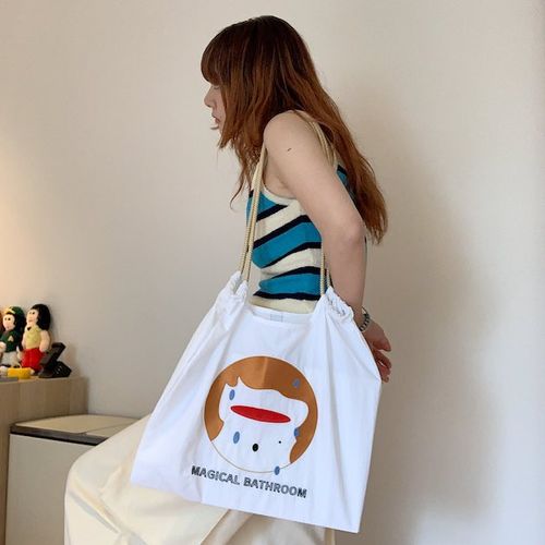 かわ湯くできたよ 汗かき刺繍バッグ