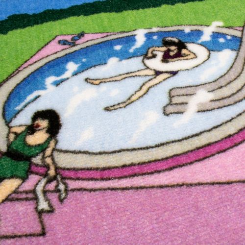 湯船へ落ちるよレコード バスマット