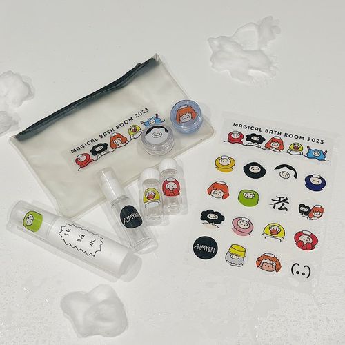 湯仲間クリアステッカー