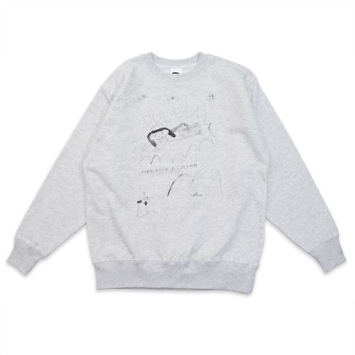 お助けスウェット/アッシュ