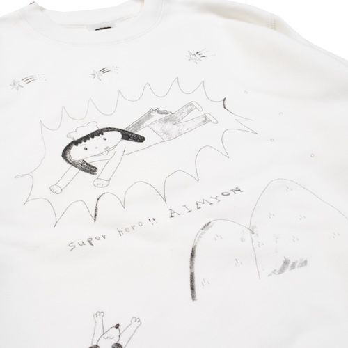 お助けスウェット/ホワイト