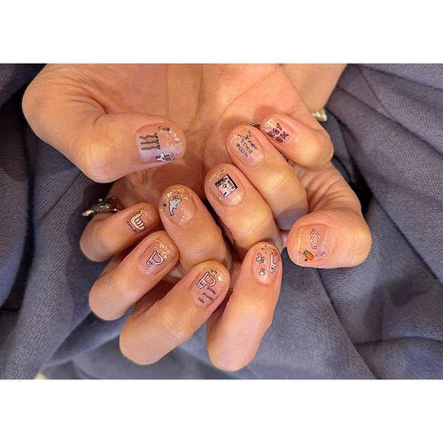 推しも指先から ネイルシール