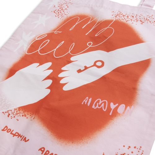 お気持ち表明トート/ピンク