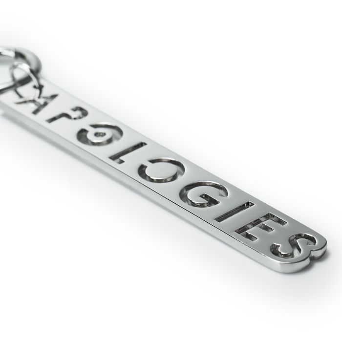 APOLOGIES Logo Keychain