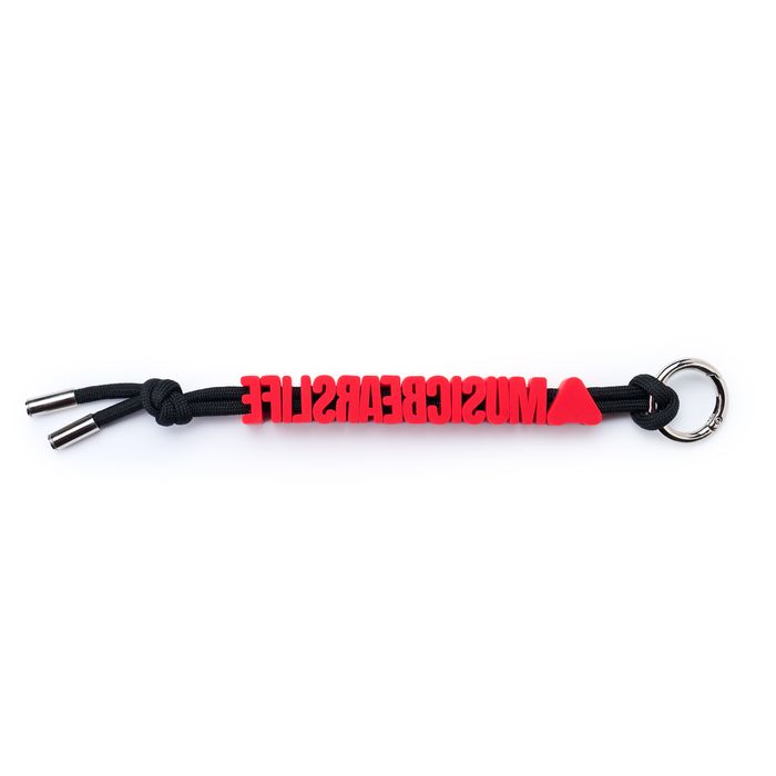 Music bears Life Rubber Keychain