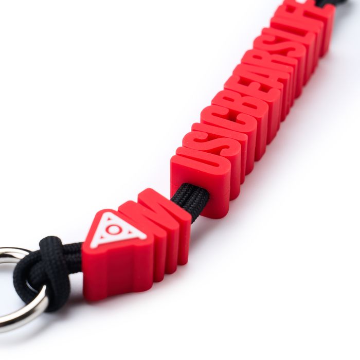 Music bears Life Rubber Keychain