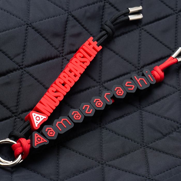 Music bears Life Rubber Keychain