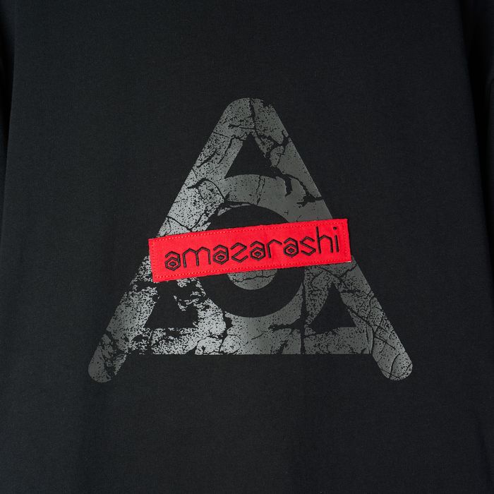 amazarashi Logo Tag T-shirt/Black