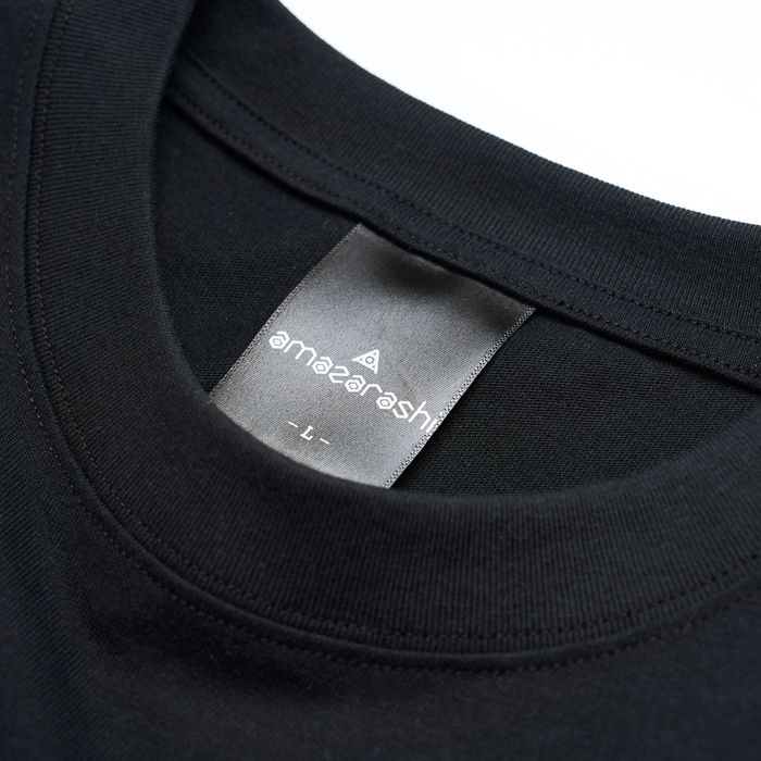 amazarashi Logo Tag T-shirt/Black