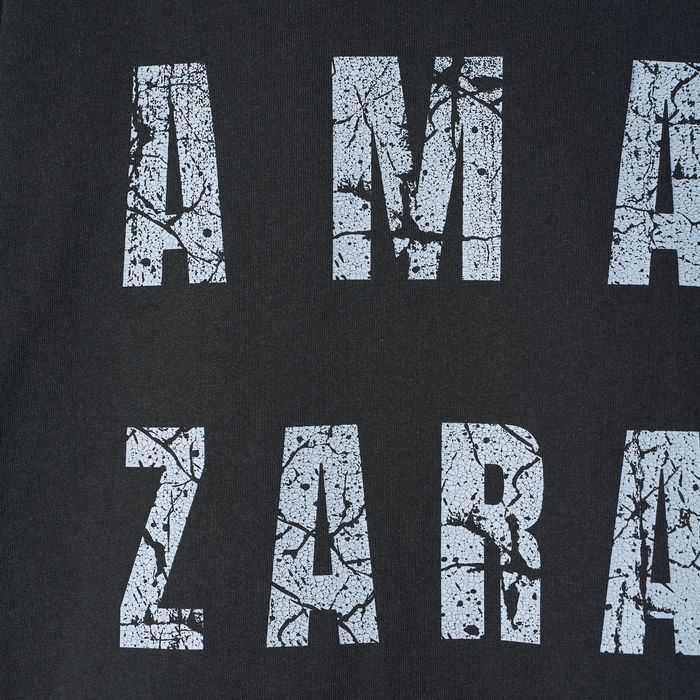 amazarashi Cracked Logo T-shirt/Black