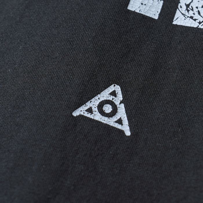amazarashi Cracked Logo T-shirt/Black