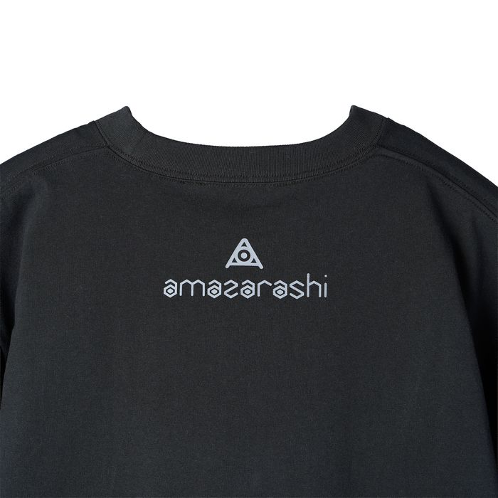 amazarashi Cracked Logo T-shirt/Black