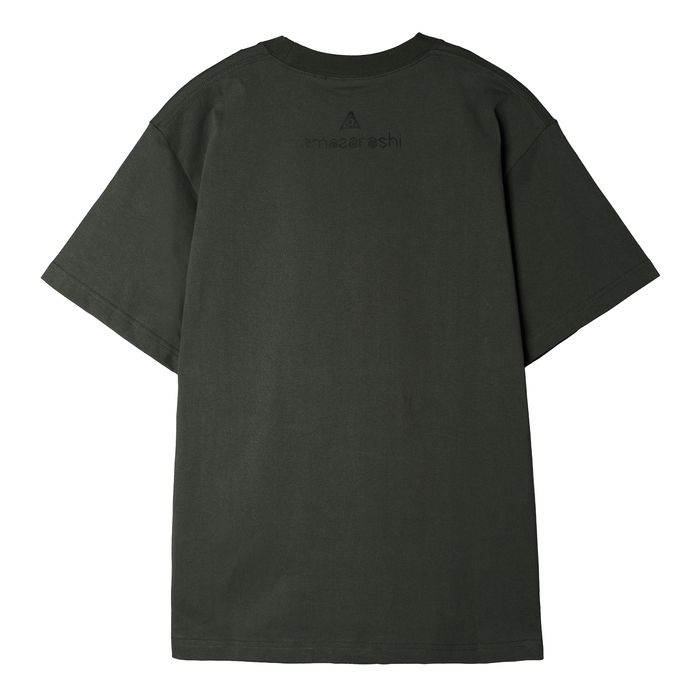 amazarashi Cracked Logo T-shirt/Charcoal gray