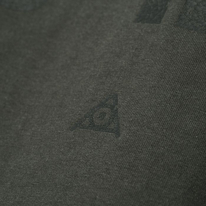 amazarashi Cracked Logo T-shirt/Charcoal gray