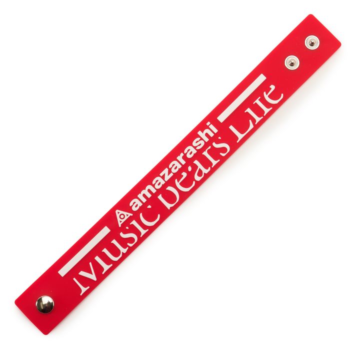 Music bears Life Rubber Band/Red