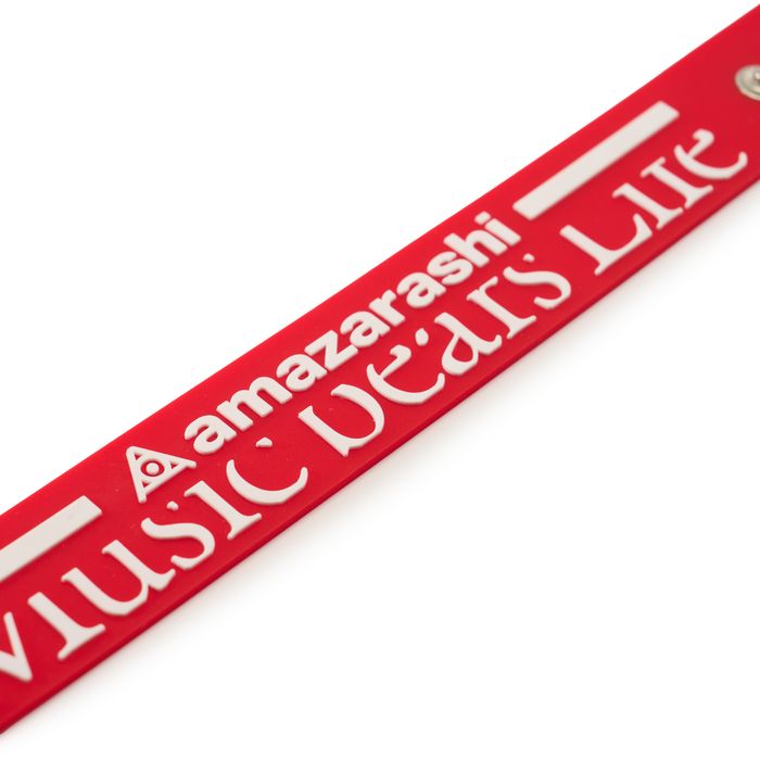 Music bears Life Rubber Band/Red
