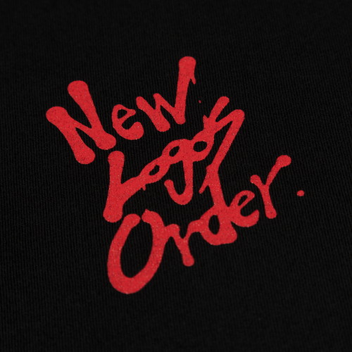 New Logos Order Ver. 1.01 character T-shirt (Black)