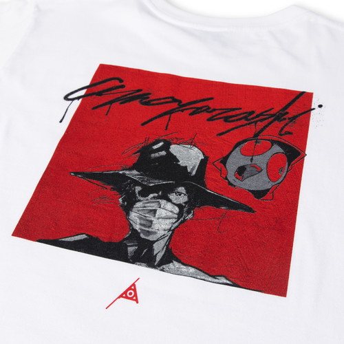 New Logos Order Ver. 1.01 character T-shirt (White)