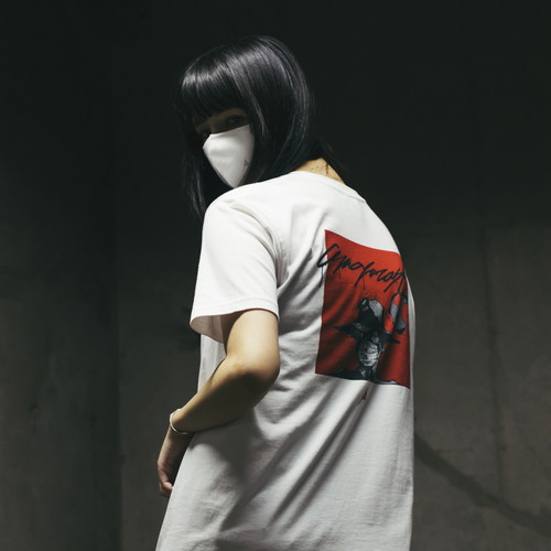 New Logos Order Ver. 1.01 character T-shirt (White)