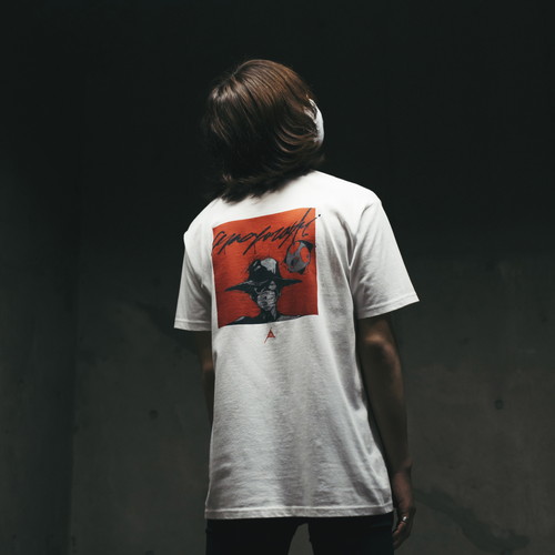 New Logos Order Ver. 1.01 character T-shirt (White)
