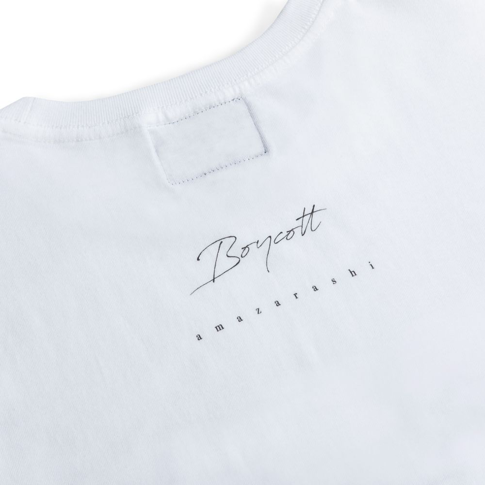 amazarashi BOYCOTT T-shirt /Off White
