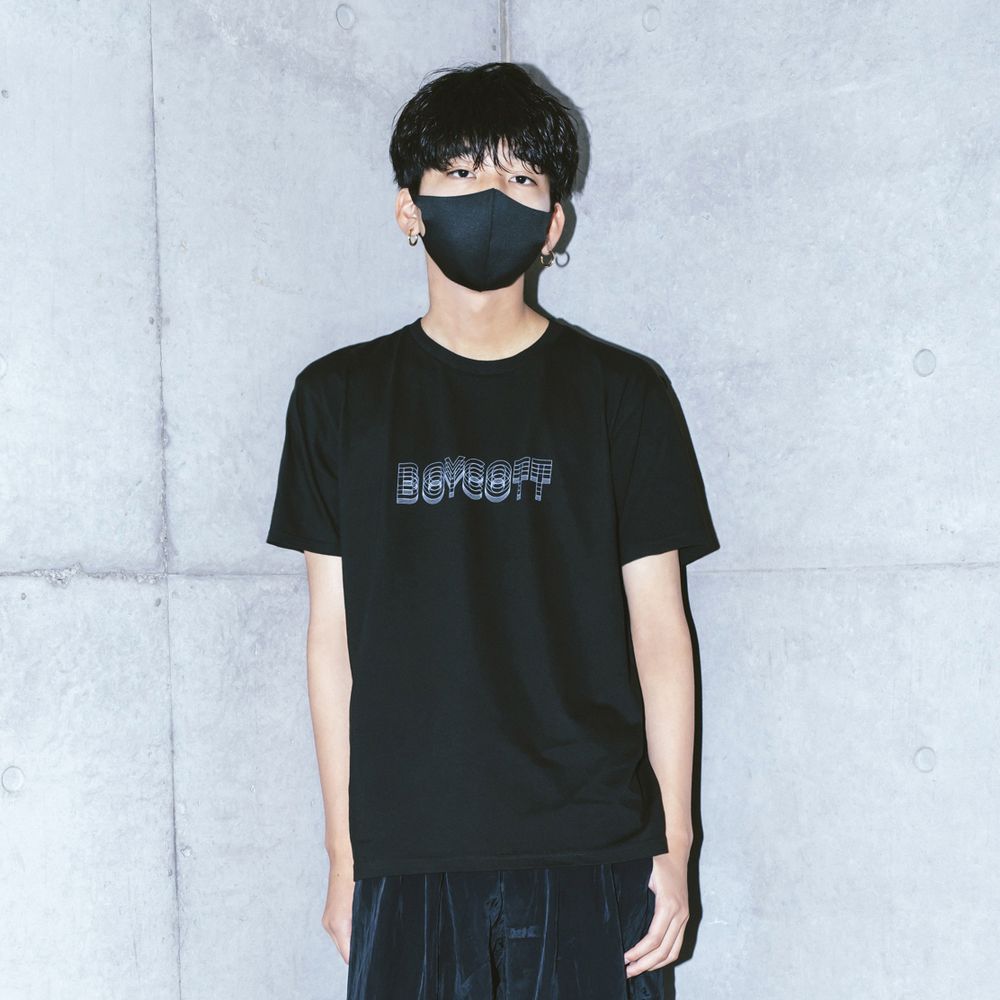 amazarashi BOYCOTT T-shirt /Black