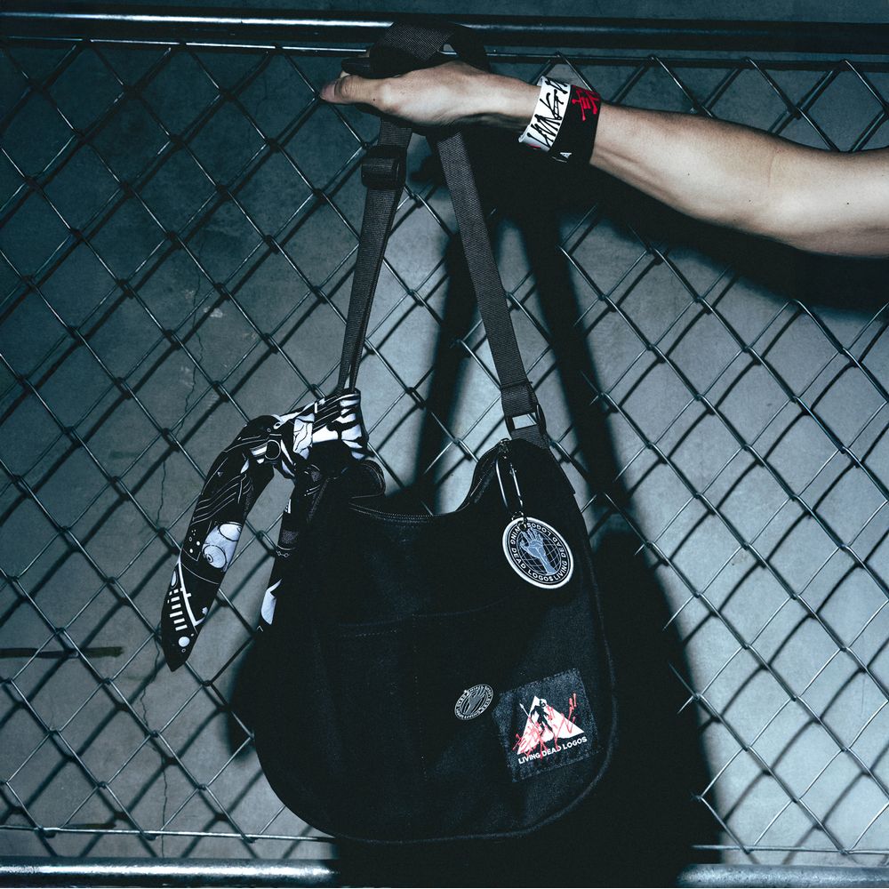 LIVING DEAD LOGOS OS Patch Keyring