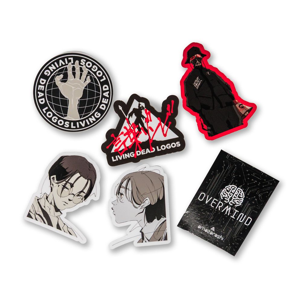 LIVING DEAD LOGOS Sticker Pack