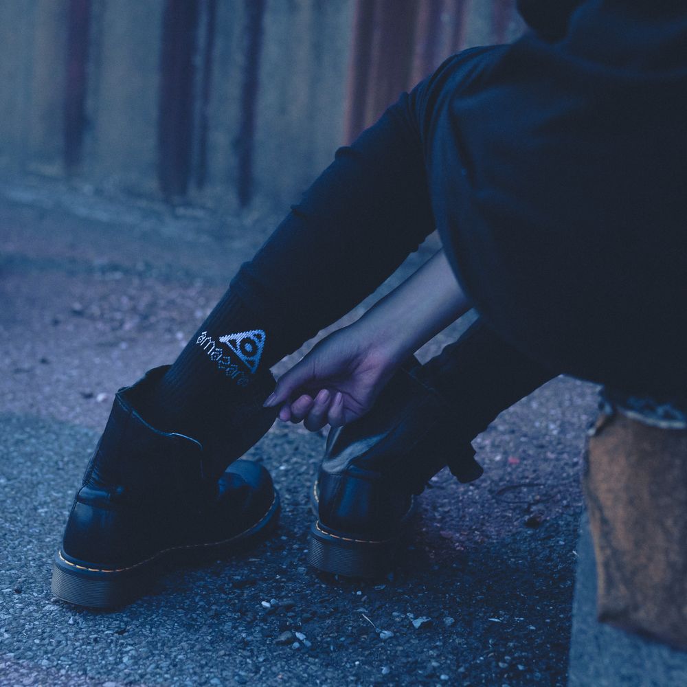 amazarashi Logo socks