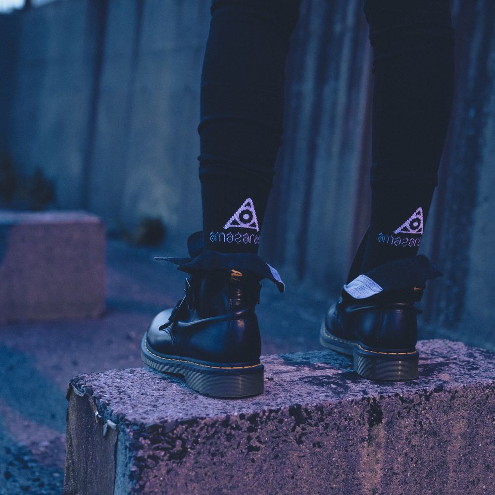 amazarashi Logo socks