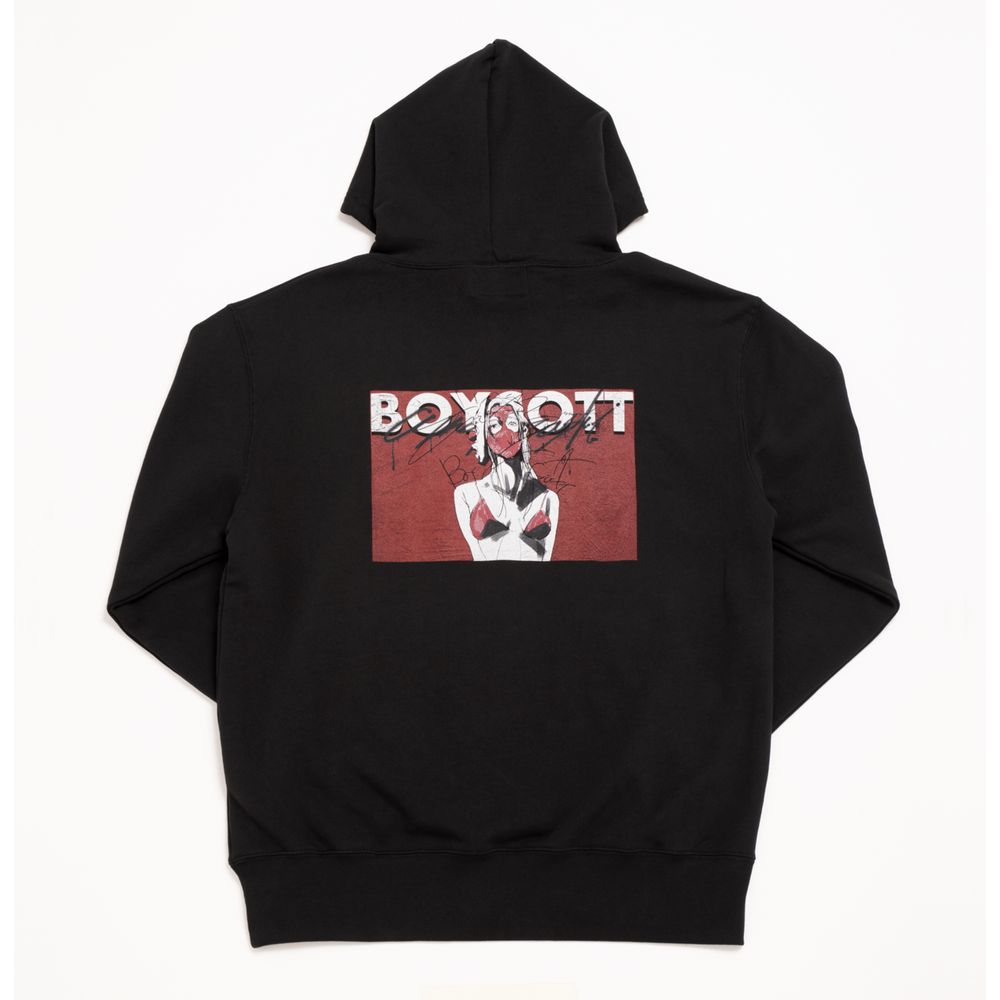 amazarashi BOYCOTT End Card Hoodie/Wine