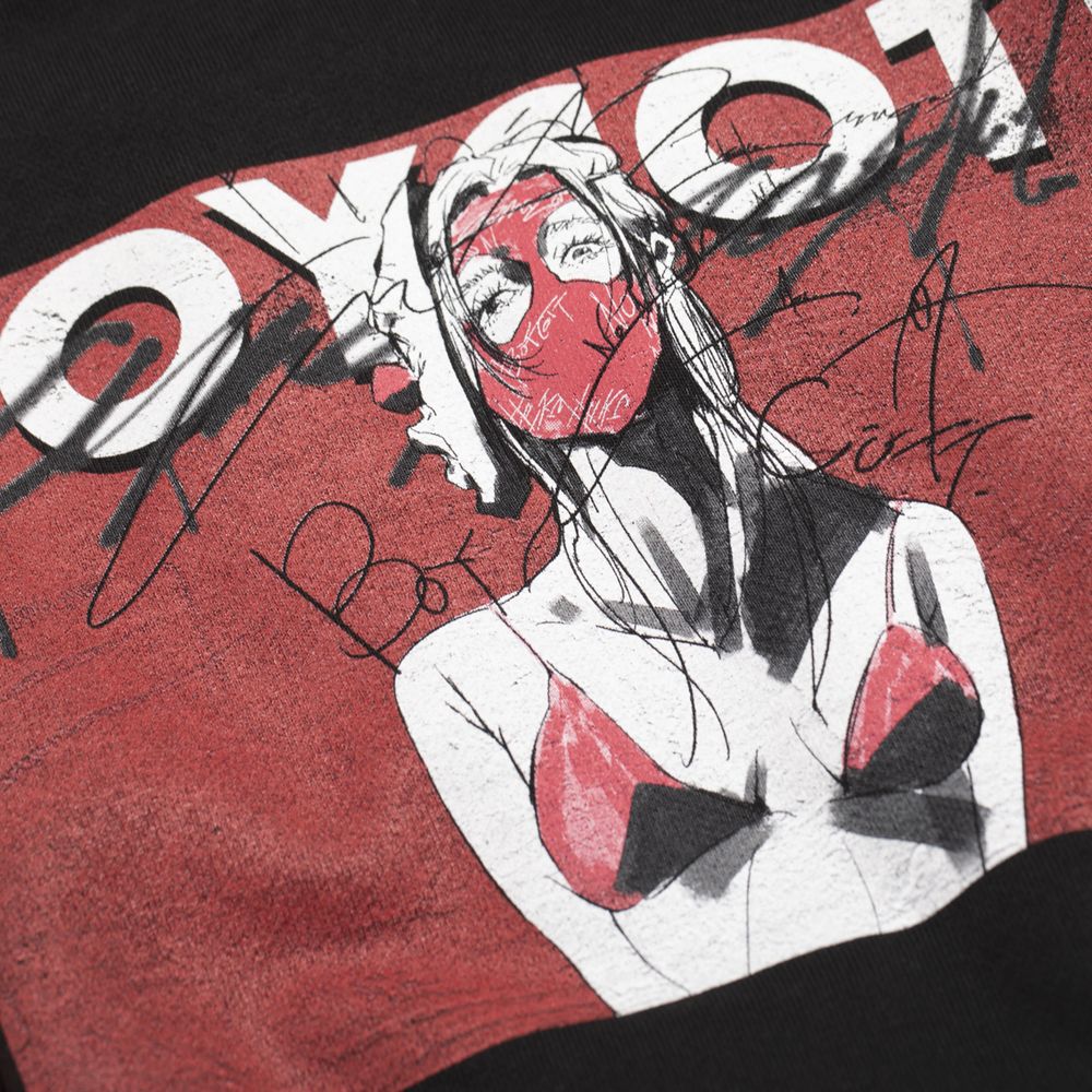 amazarashi BOYCOTT End Card Hoodie/Wine