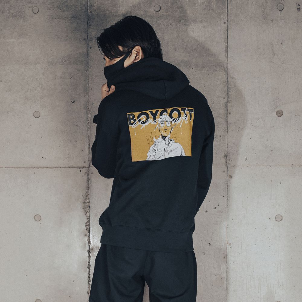 amazarashi BOYCOTT End Card Hoodie/Yellow
