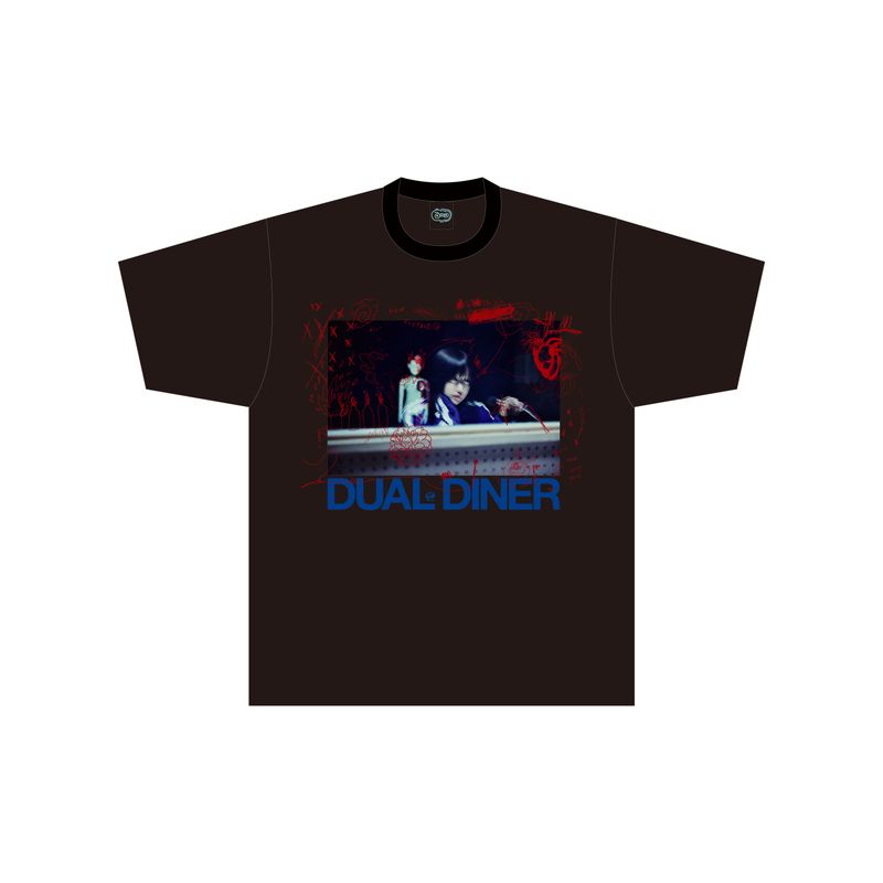 DUAL DINER机の落書きTシャツ