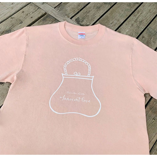 【青田典子】「Innocent love」Tシャツ/ピンク