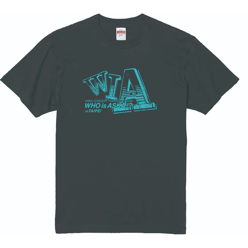 【ASKA】『ASKA CONCERT TOUR 2024≫2025 -Who is ASKA !?-』Tシャツ 台湾Ver./ブラック