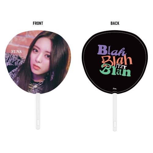 ITZY JAPAN 2nd Single『Blah Blah Blah』リリース記念グッズ うちわ【YUNA】