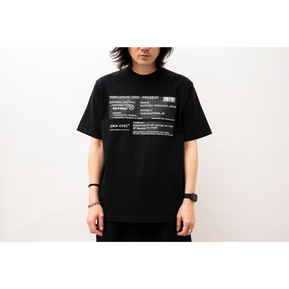 商品詳細ページ | sakanaction ONLINE STORE | (SKN-CTN) TEE WINTER/BLACK