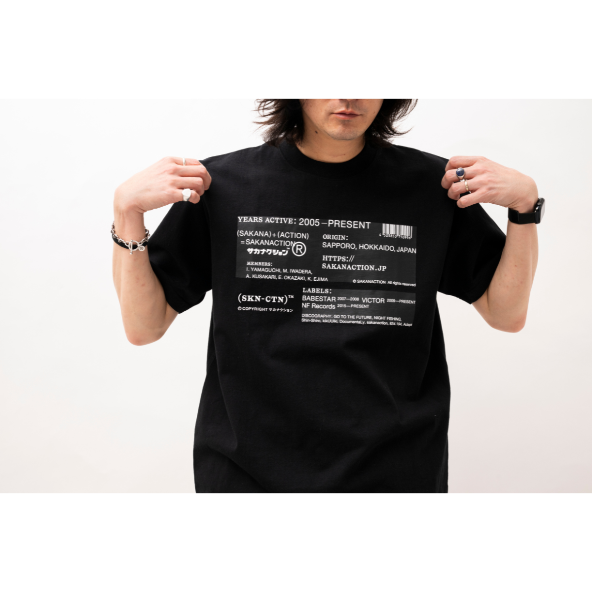 商品詳細ページ | sakanaction ONLINE STORE | (SKN-CTN) TEE WINTER/BLACK