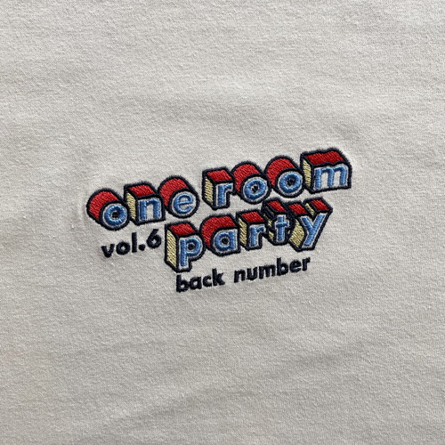 one room party vol.6  立体ロゴTシャツ/オフホワイト