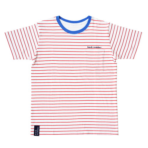 back number ボーダーTシャツ